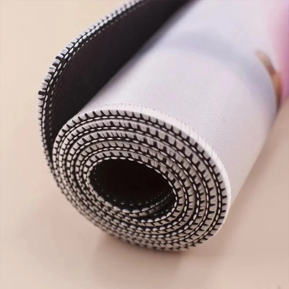 Sakura cenário mouse pad grande antiderrapante borracha gaming mousepad durável almofada de mesa borda de costura grossa adequado para escritório e jogos