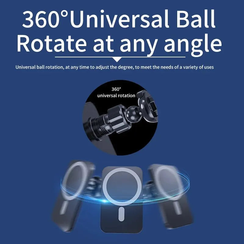 Carregador magnético sem fio para iPhone, 30W, 15, 14, 13, 12 Pro Max, Mini, Macsafe, Suporte para telefone, Stand Mount, Estação de carregamento rápido