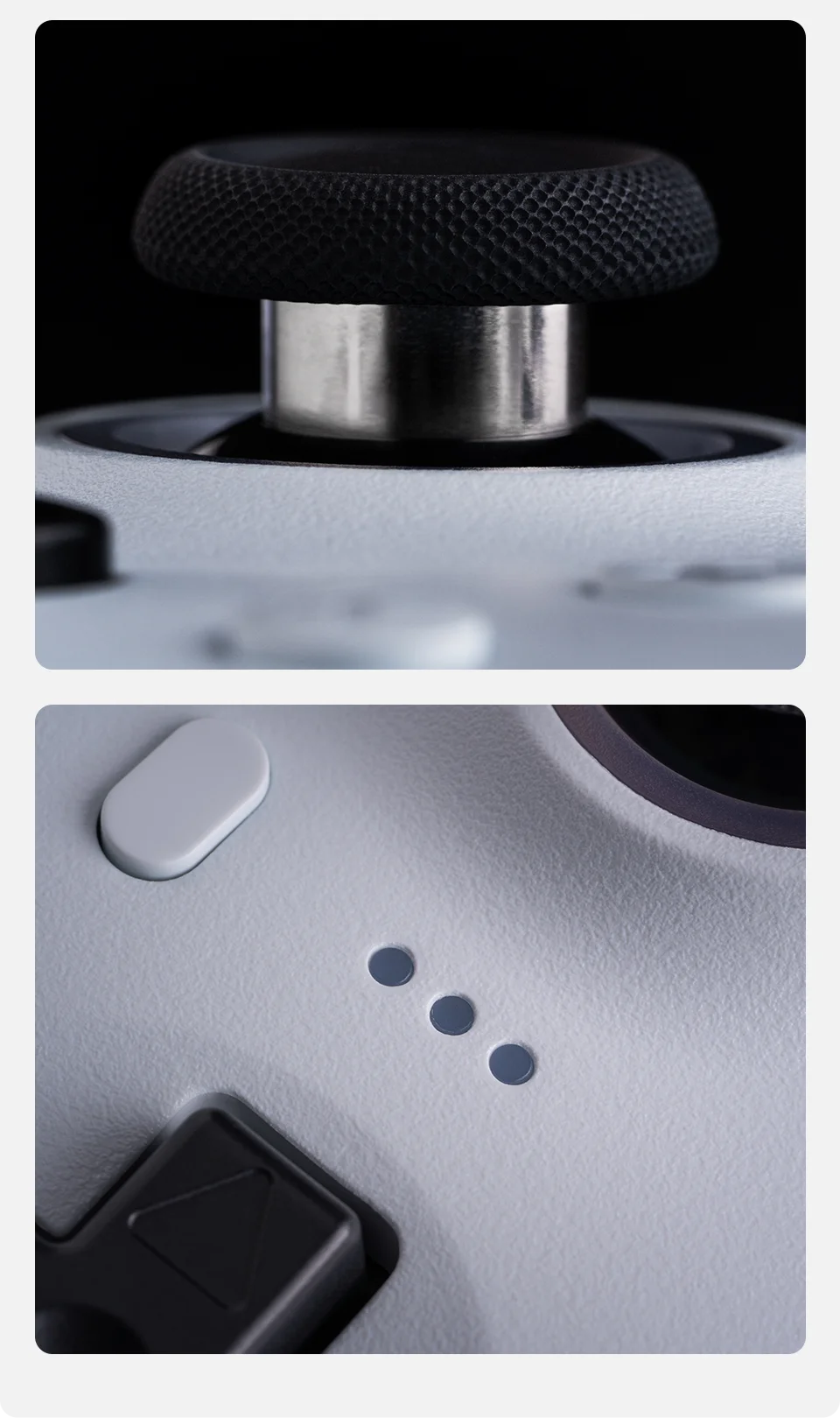 Controlador de jogos sem fio 8BitDo Ultimate 2 para PC e Android com joysticks TMR, gatilhos comutáveis, controle de movimento, 8 velocidades