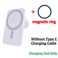 Carregador magnético sem fio para iPhone, 30W, 15, 14, 13, 12 Pro Max, Mini, Macsafe, Suporte para telefone, Stand Mount, Estação de carregamento rápido