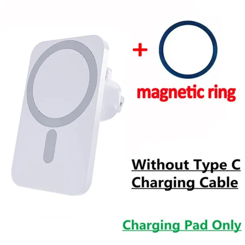 Carregador magnético sem fio para iPhone, 30W, 15, 14, 13, 12 Pro Max, Mini, Macsafe, Suporte para telefone, Stand Mount, Estação de carregamento rápido