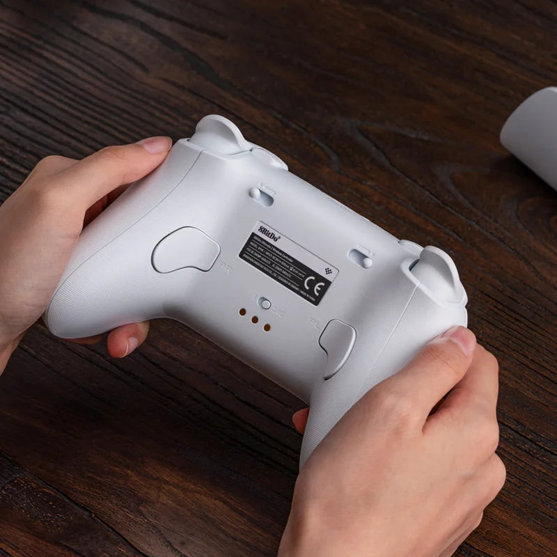 Controlador de jogos sem fio 8BitDo Ultimate 2 para PC e Android com joysticks TMR, gatilhos comutáveis, controle de movimento, 8 velocidades